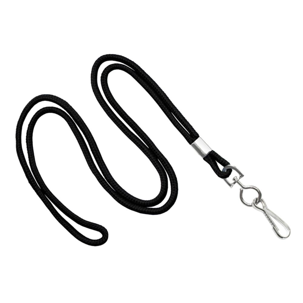 IDP 1/8" Round Braid Non-Breakaway Lanyard (Pack of 100)