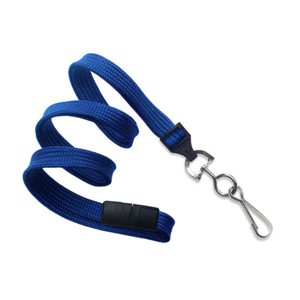 IDP 3/8" Round Breakaway Lanyard Blue (100/pack) 900640