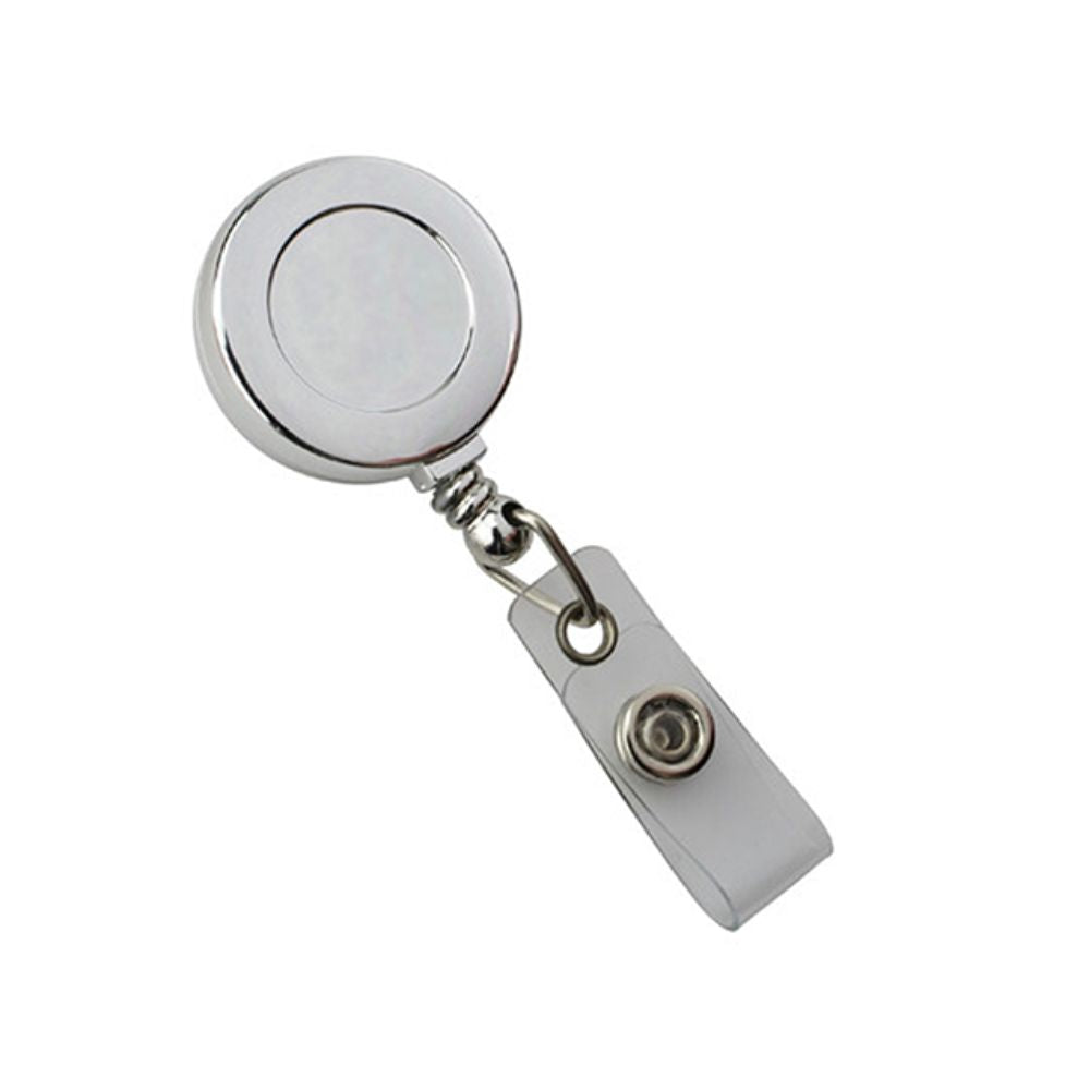 IDP Badge Reel Belt Clip - Chrome (100/pack) 900631