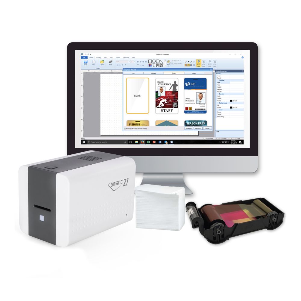 IDP SMART-21S ID Card Printer | All Security Equipment