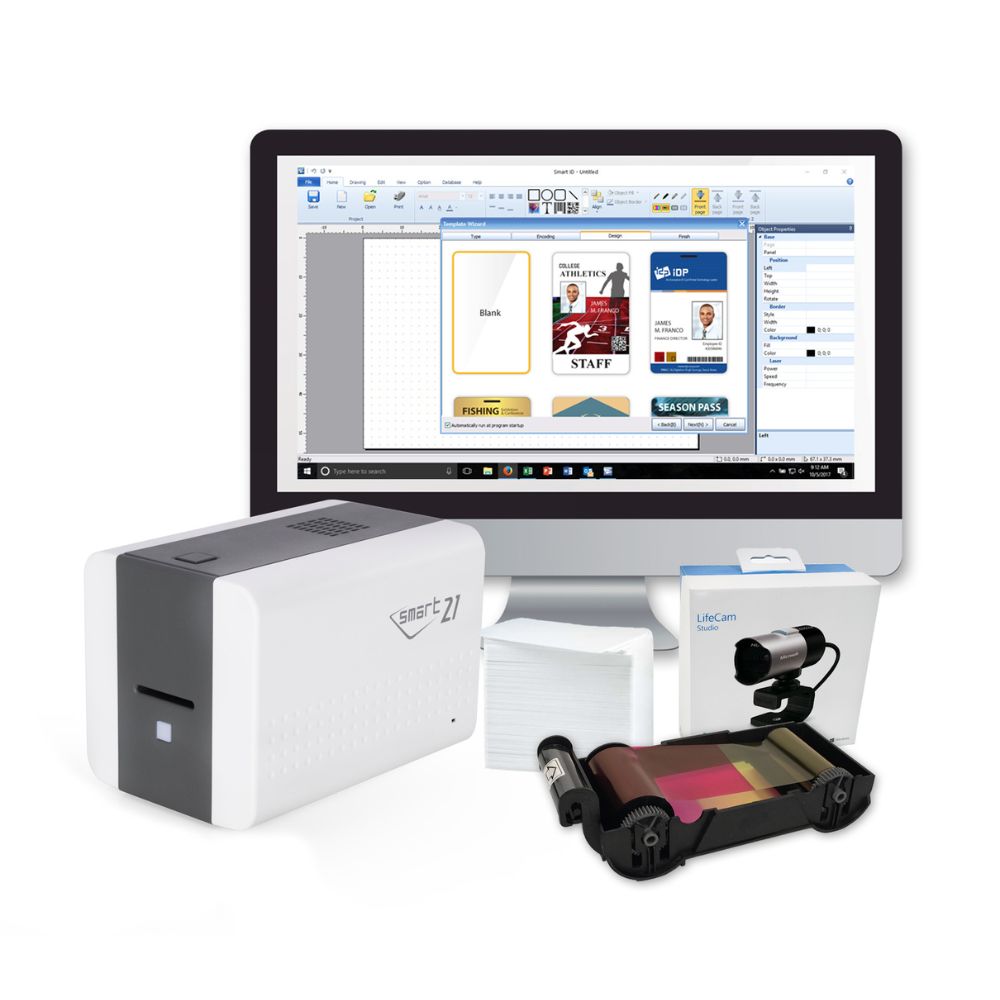 IDP SMART-21S ID Card Printer | All Security Equipment