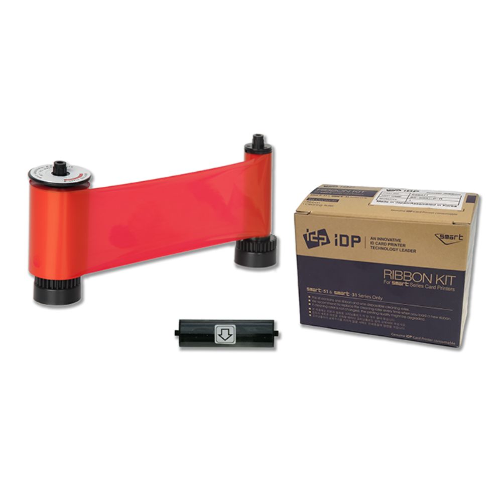 IDP SMART-31 & 51 R Resin Red Ribbon (1200 cards/roll) 659371