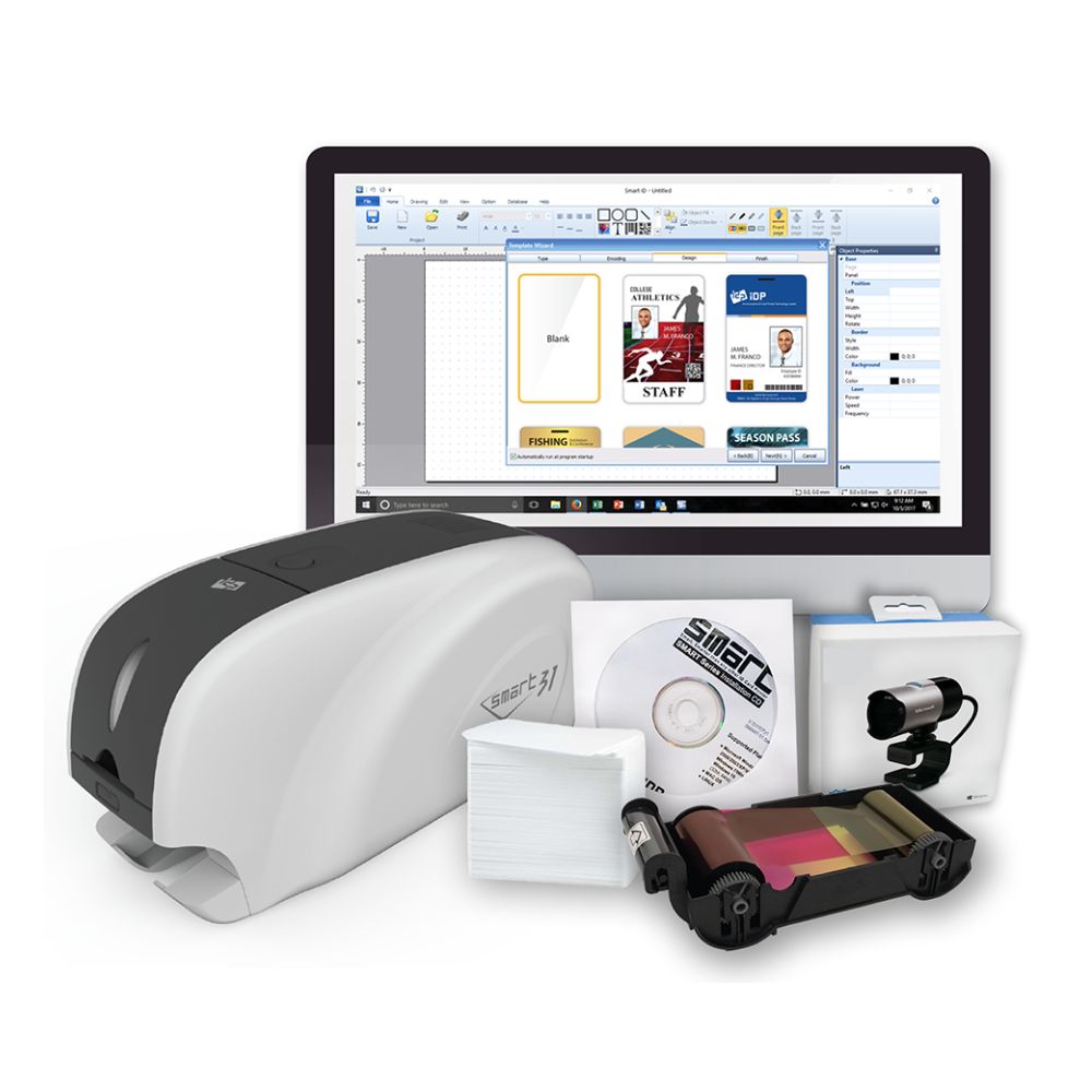 IDP SMART-31S Simplex ID Card Printer | All Security Equipment