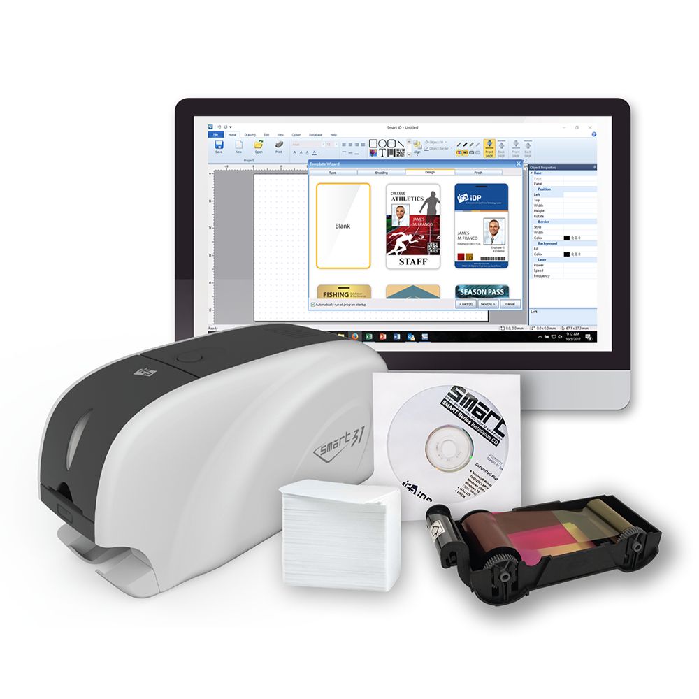 IDP SMART-31S Simplex ID Card Printer | All Security Equipment