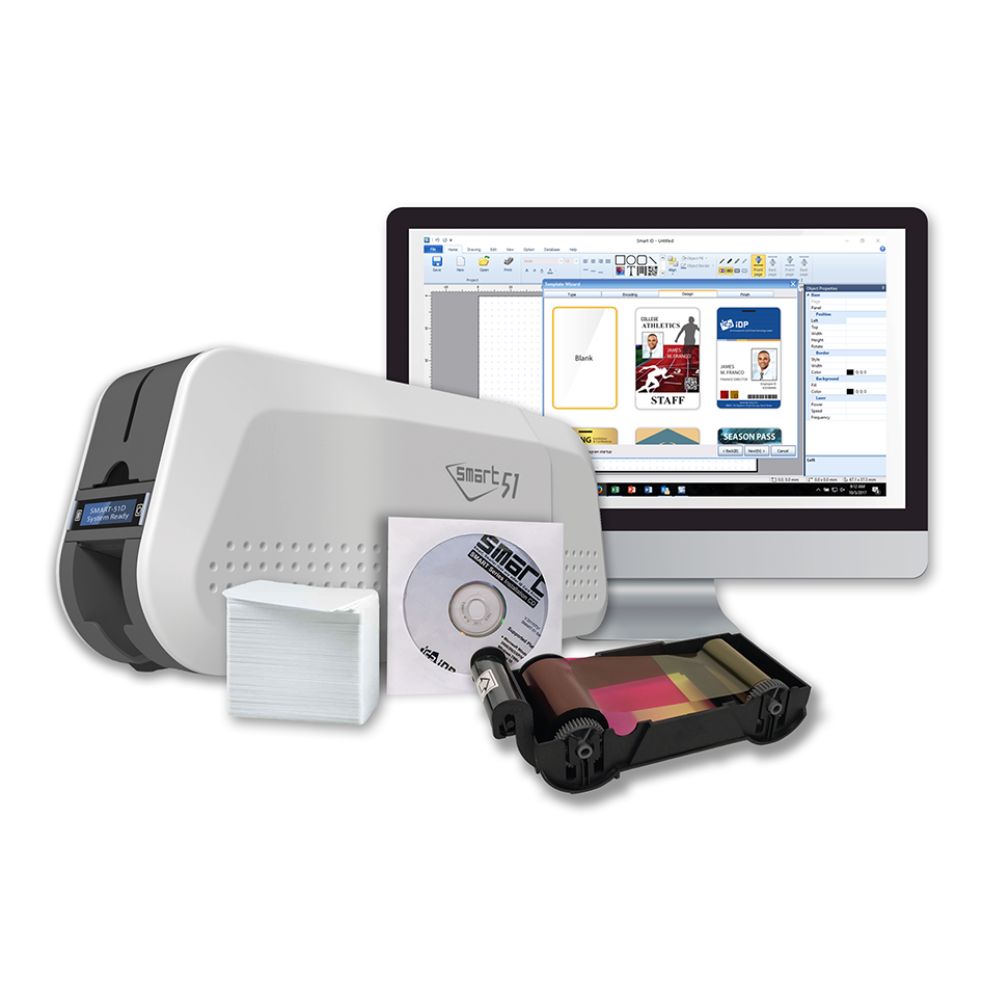 IDP SMART-51DM Duplex ID Card Printer with  Magnetic Encoding