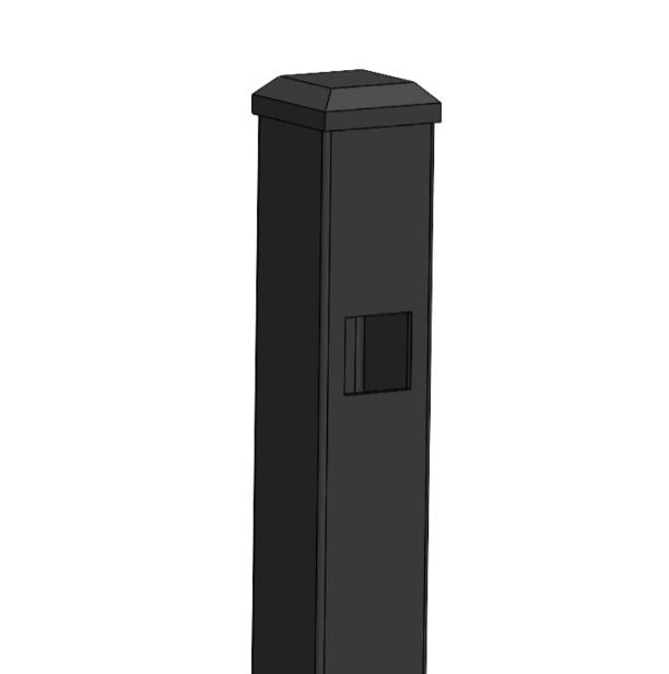 2.5" x 88" End Post