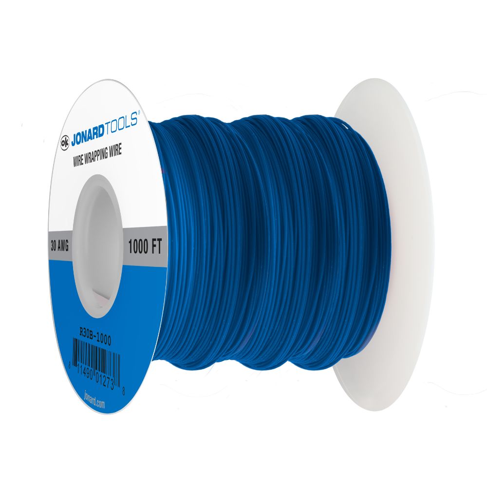 Jonard Tools 30 AWG Kynar® Wire (Blue, 1000 ft.) R30B-1000