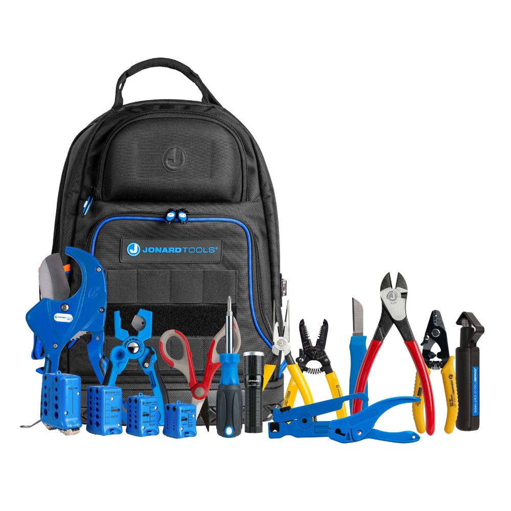 Jonard Tools Advanced Backpack Fiber Prep Kit (BP-100) TK-179B