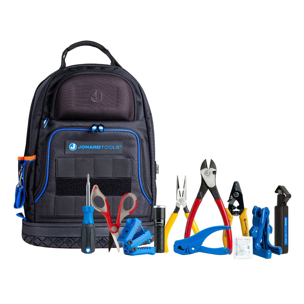 Jonard Tools Backpack Fiber Prep Kit Plus TK-121B