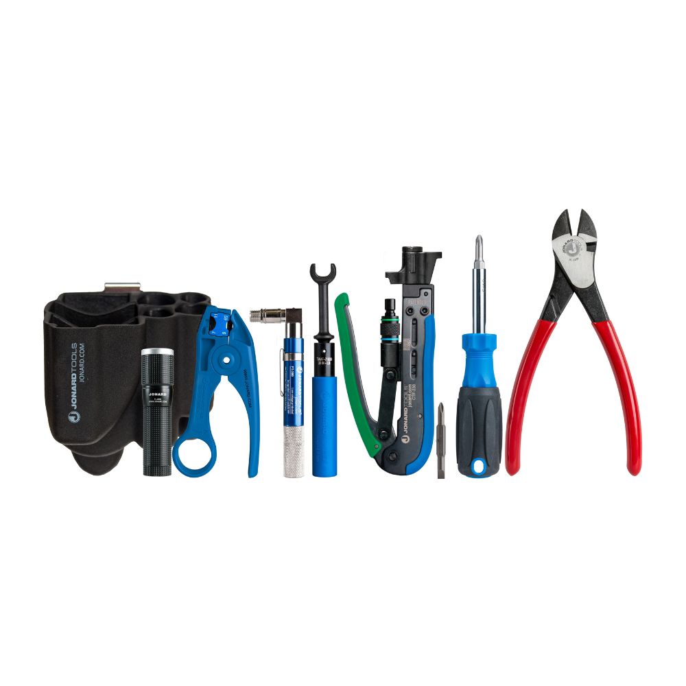 Jonard Tools COAX Tool Kit with Dual Compression Tool TK-87