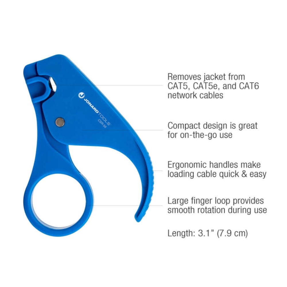 Jonard Tools CSR-56 CAT/TP Cable Stripper | All Security Equipment