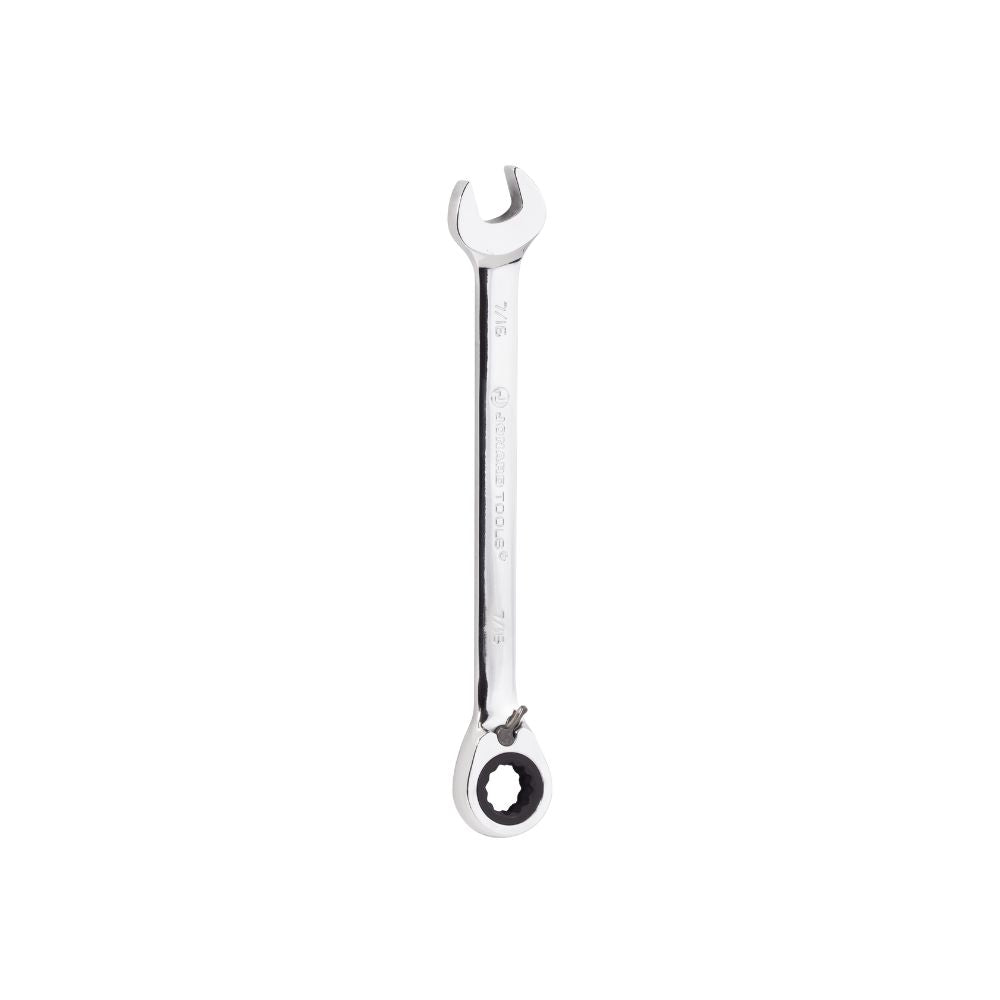 Jonard Tools CWRR-716 Ratcheting Reversible Combination Wrench, 7/16" | All Security Equipment