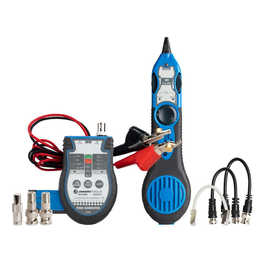 Jonard Tools Cable Tester Tone & Probe Kit+ with ABN TETP-901