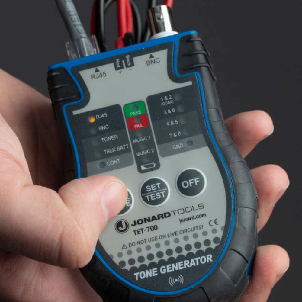 Jonard Tools Cable Tester Tone & Probe Kit+ with ABN TETP-901