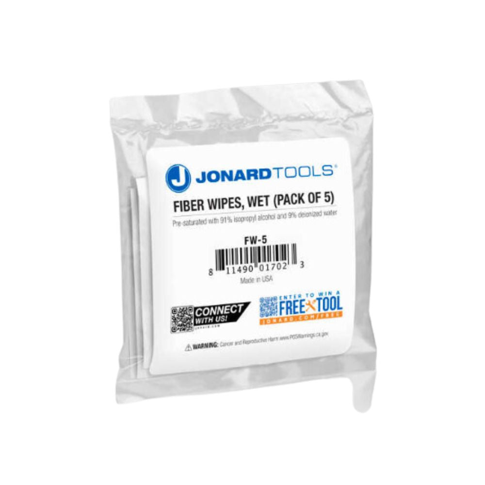 Jonard Tools Fiber Prep Kit with FCC Cleaners & VFL+ TK-161