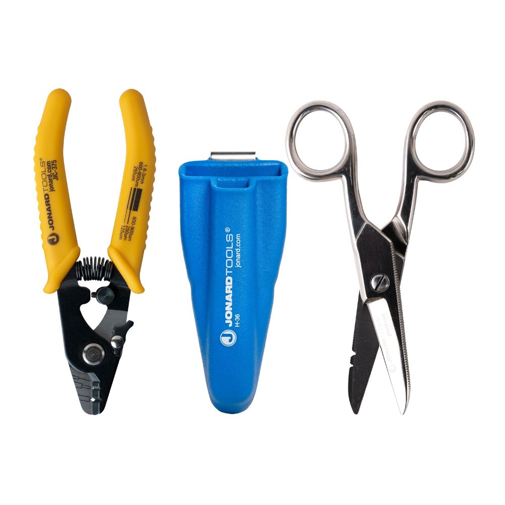 Jonard Tools Fiber Stripper & Scissors Kit | JON-TK-375