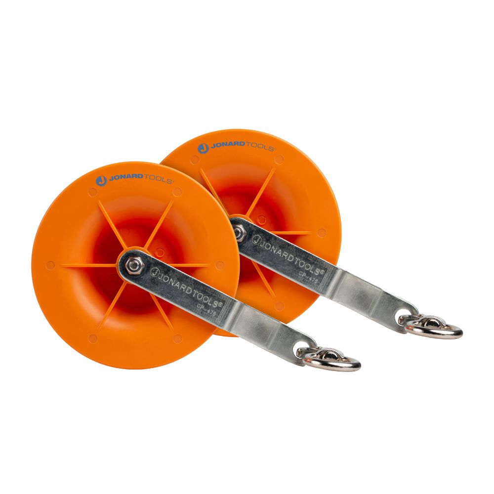 Jonard Tools Pulley Set for Low Voltage Electrical Cables 2 pack CP-475