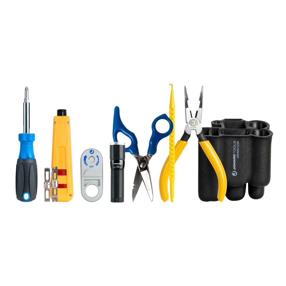 Jonard Tools Punchdown Tool Kit for Data and Telecom Installers TK-17