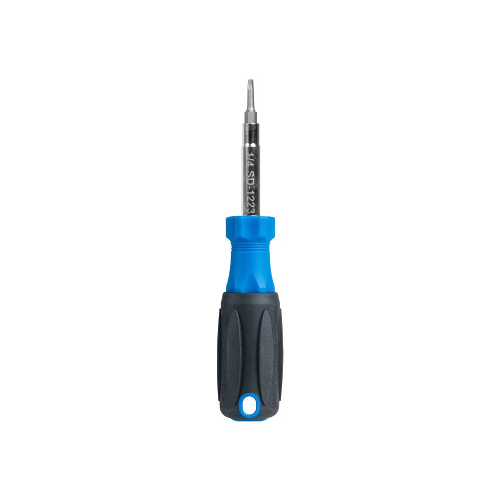 Jonard Tools SD-1223 6-in-1 Multi-Bit Screwdriver with Phillips, Slotted, Robertson Bits | All Security Equipment