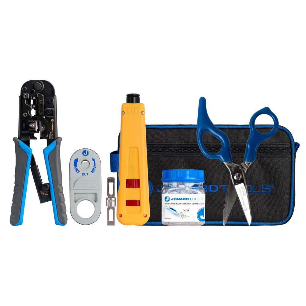 Jonard Tools VDV Installation Tool Kit | JON-TK-RJ550