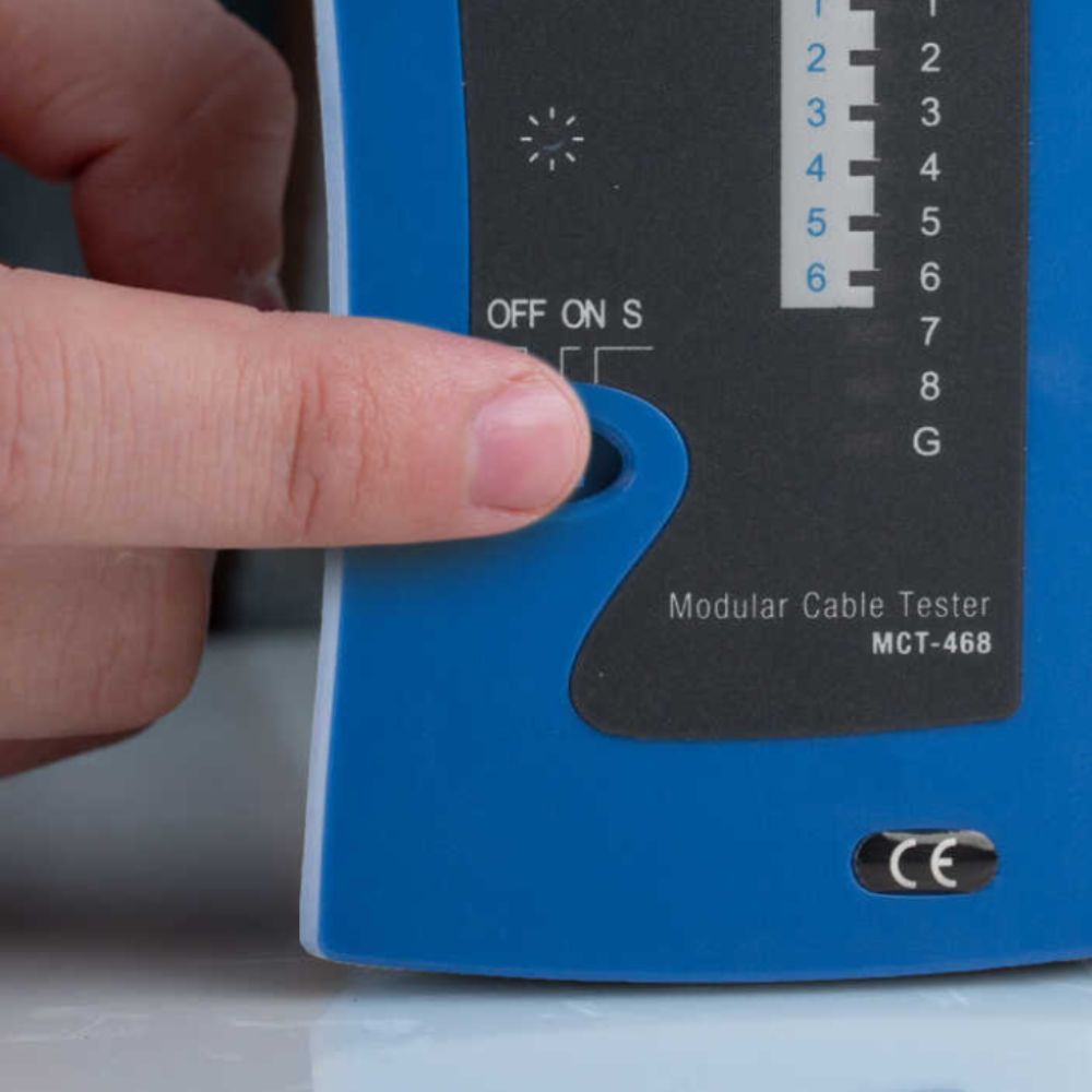 Modular Plug Tester Equip Kabel Tester Tool Platinum Tools TP500C LANSeeker Cable Tester ...