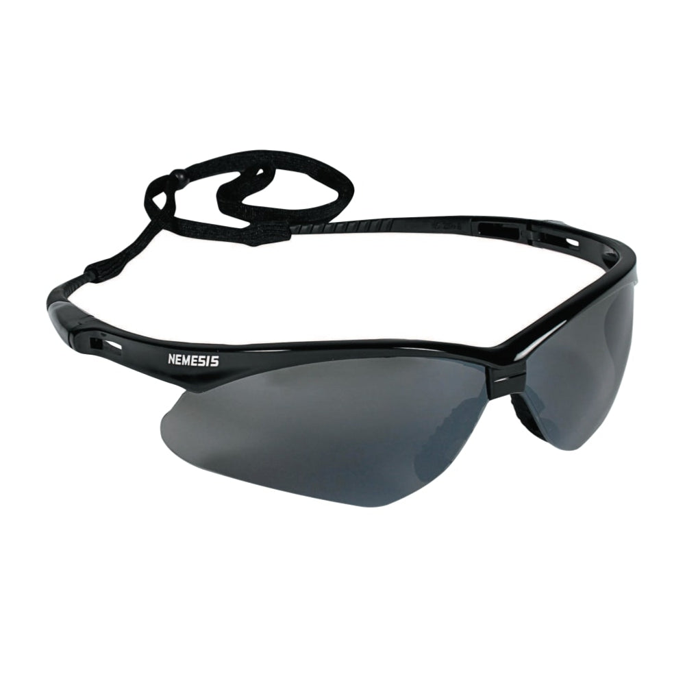 Kimberly-Clark KleenGuard V30 Smoke Mirror Nemesis Safety Glasses (Black/Mirror) | All Security Equipment