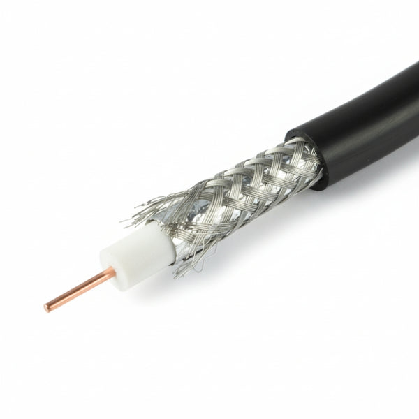 Liberty LRG6Q-4404-0110 RG6 Quad Shielded 18 AWG Cable - White (1000')