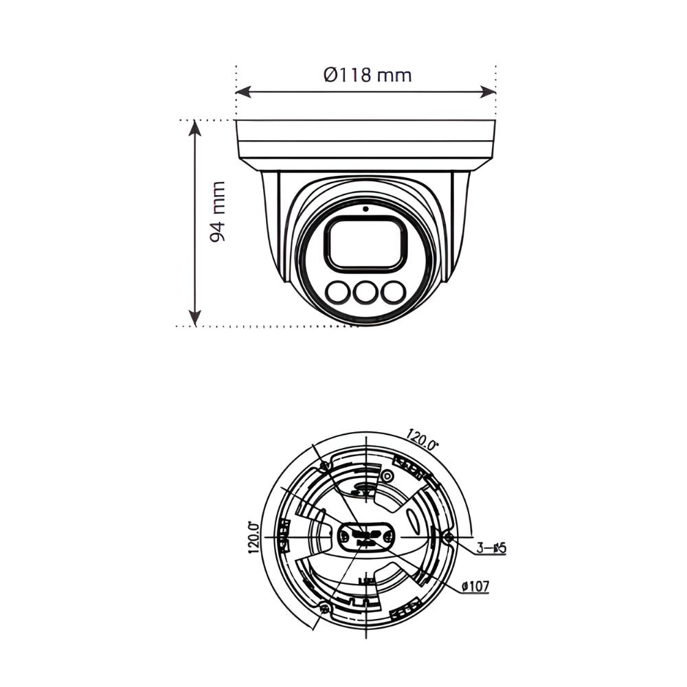 Liberty Camera L3A-IP5TFCS L3 ADV Series IP Turret Camera | ASE