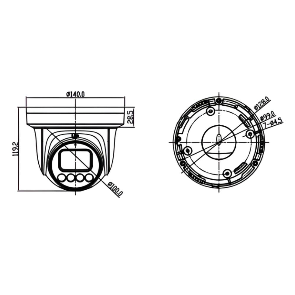 Liberty Camera L3IP8TFCS 8MP Full Color IP Turret Camera | ASE