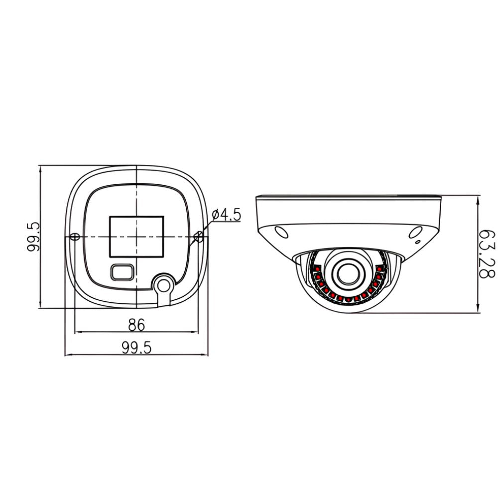 Liberty Camera L3IP8WS 8MP IP Wedge Camera | All Security Equipment