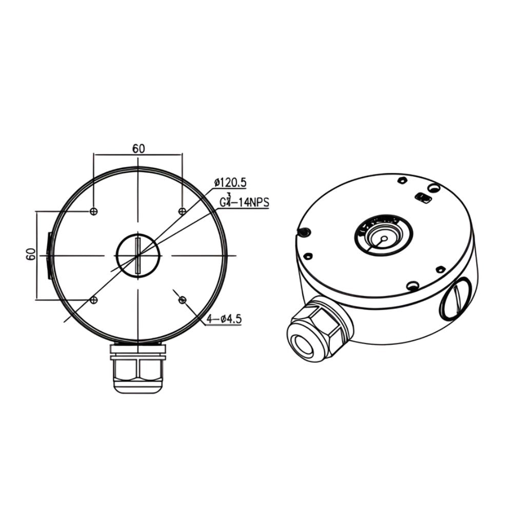 Liberty Camera L3JB3 Camera Junction Box | All Security Equipment