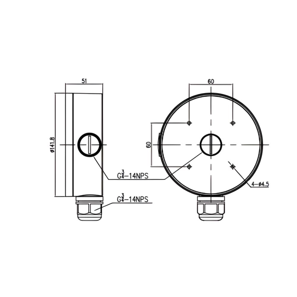 Liberty Camera L3JB6 Camera Junction Box for L3IP8TFCS | ASE