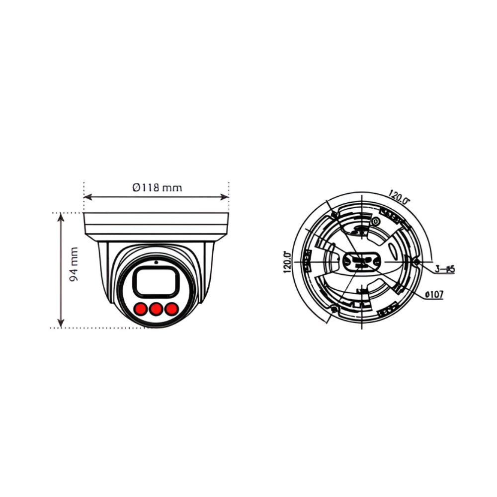 Liberty Camera LA5TIR100 5MP Turret Camera | All Security Equipment