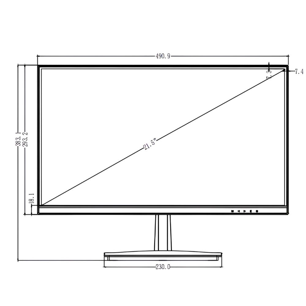 Liberty Camera LASM22 22 Inch 1080p Security Monitor | ASE