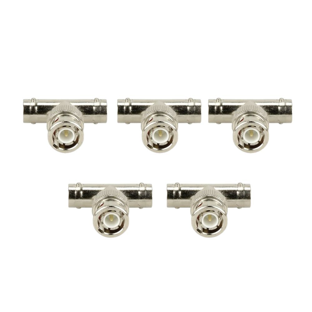 Liberty Camera LBNCT5PK 1x BNC Male to 2x BNC Female T-Connector | ASE