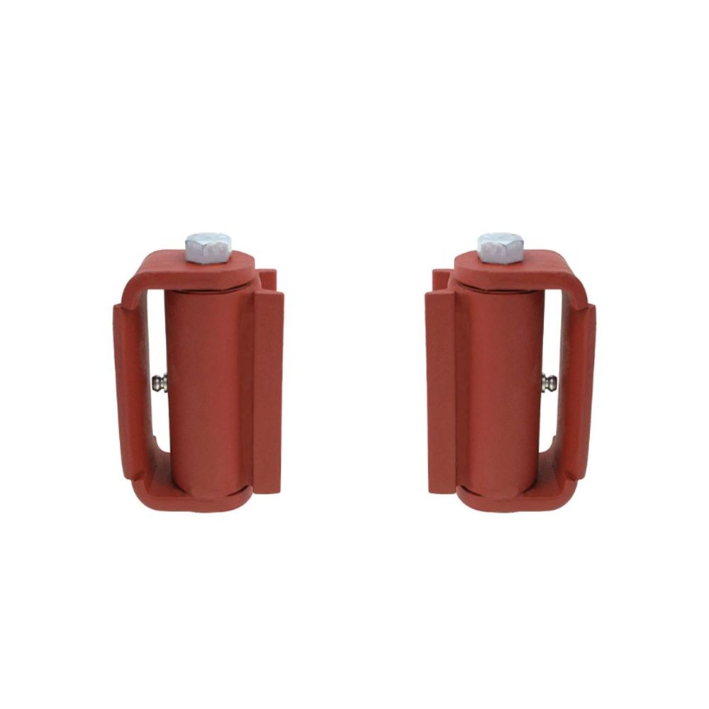 LiftMaster Duty Roller Cage Bearing Hinge - Round Mount, Prime Coated (Sold in pairs) | All Security Equipment