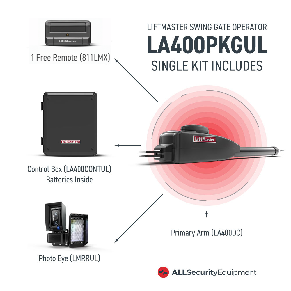LiftMaster LA400PKGUL Swing Gate Opener | All Security Equipment