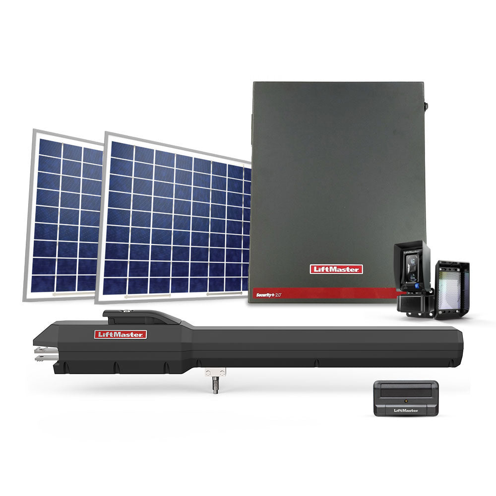 LiftMaster LA500XL20W Single Arm XL Control Box Solar Kit