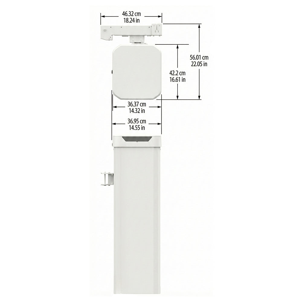 LiftMaster Techna Commerical Barrier Gate Operator (White) CBG24DCWMC