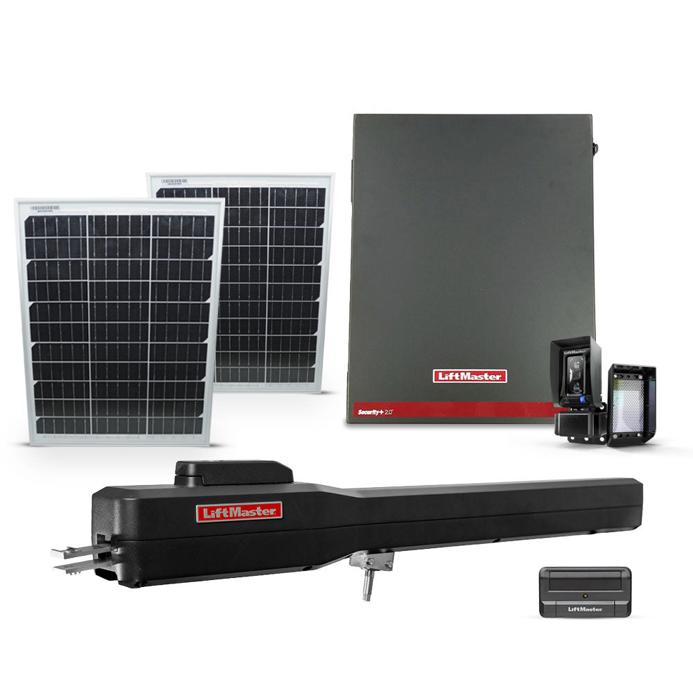 LiftMaster Single Swing Gate Opener Solar Kit | LIF-LA500XL40W