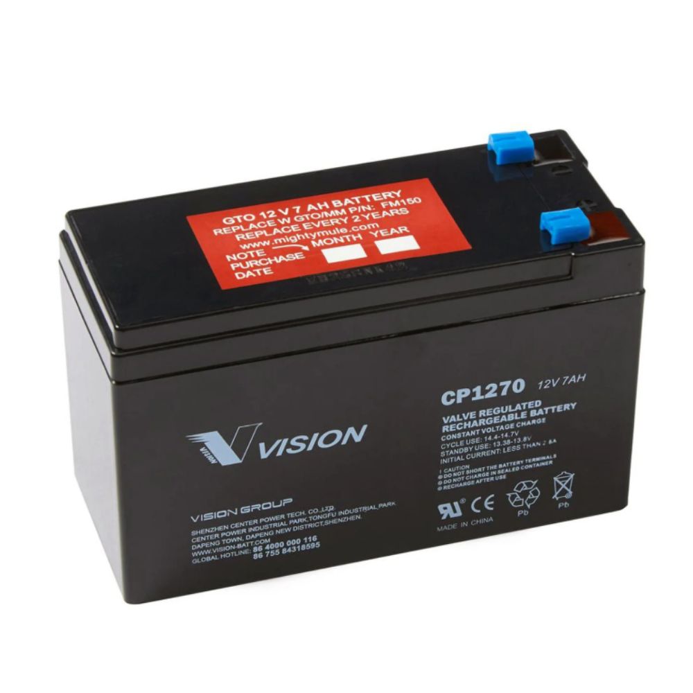 Linear Boxed Mighty Mule Battery, 12 Volt, 7 Amp. Hr. | All Security Equipment