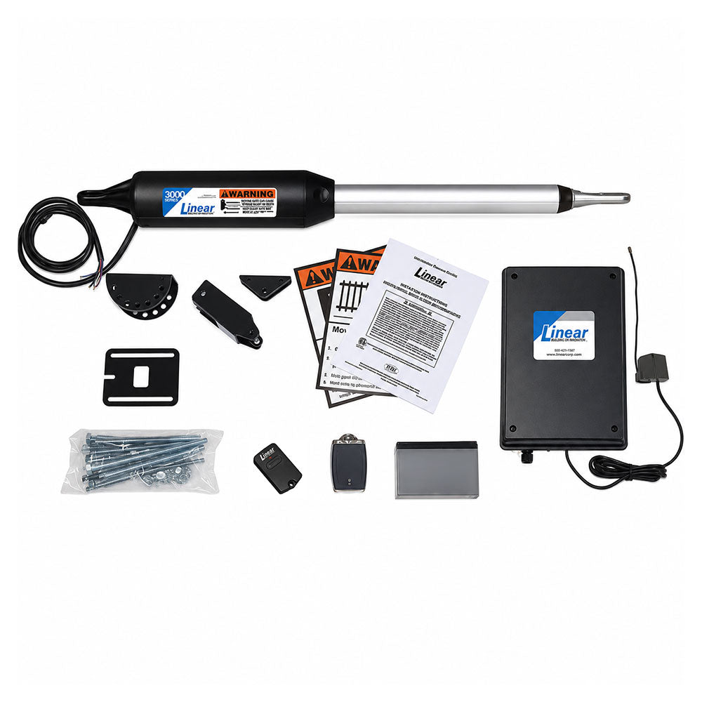 Linear PRO-SW Swing Gate Operator For Single Gate Use - 16' / 650Lbs. | RET-LIN-PRO-SW3000XLS