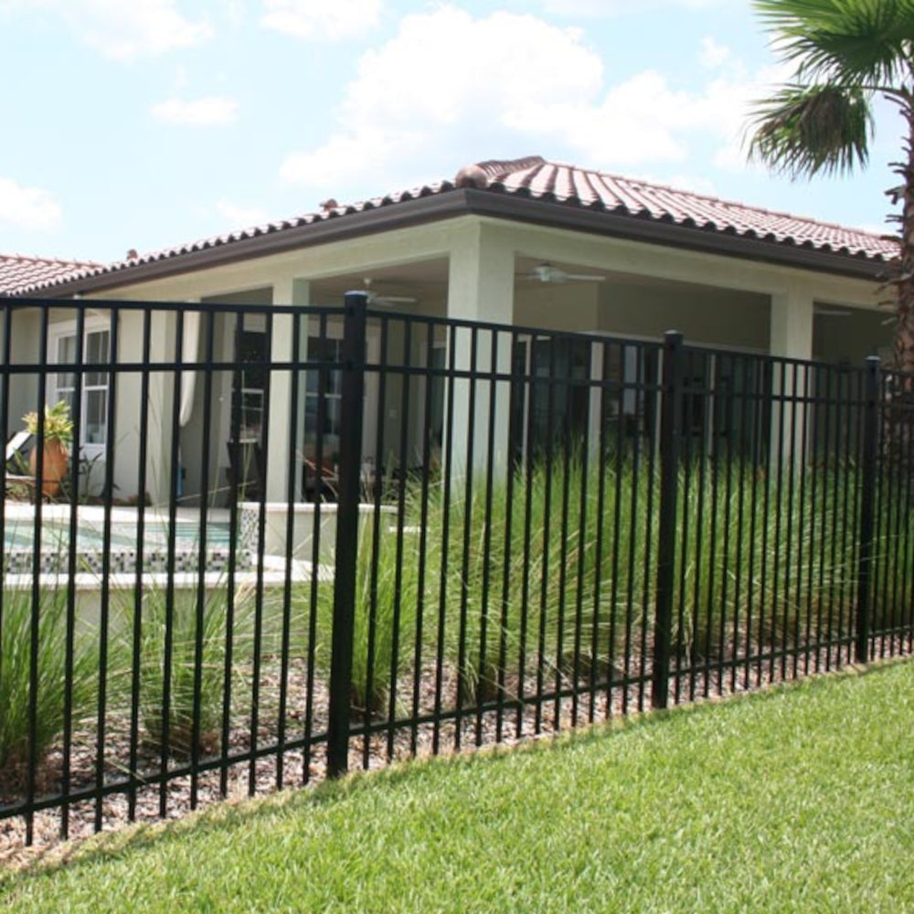 Residential Fence 3.5’ H x 6’ W Aluminum Long Islander Style - iDeal