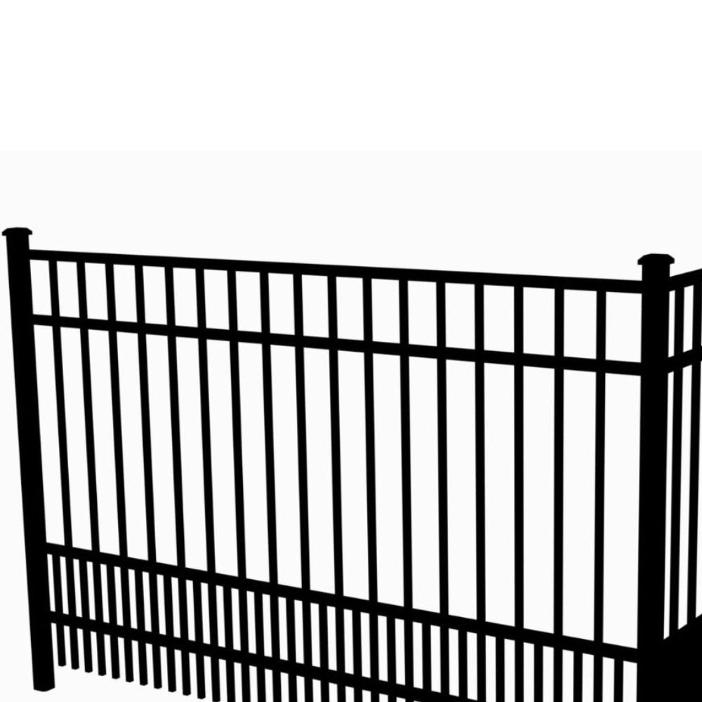 Parkway Fence 4’ H x 6’ W Aluminum Long Islander Style - iDeal