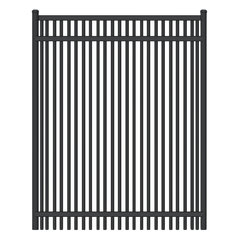 Commercial Walk Gate 4’ H x 4’ W Aluminum Long Islander Style - iDeal (Black) | All Security Equipment