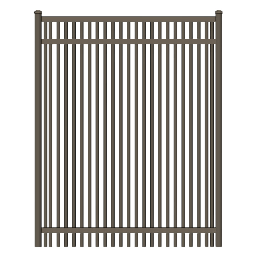Parkway Walk Gate 3.5’ H x 3’ W Aluminum Long Islander Style - iDeal (Bronze) | All Security Equipment