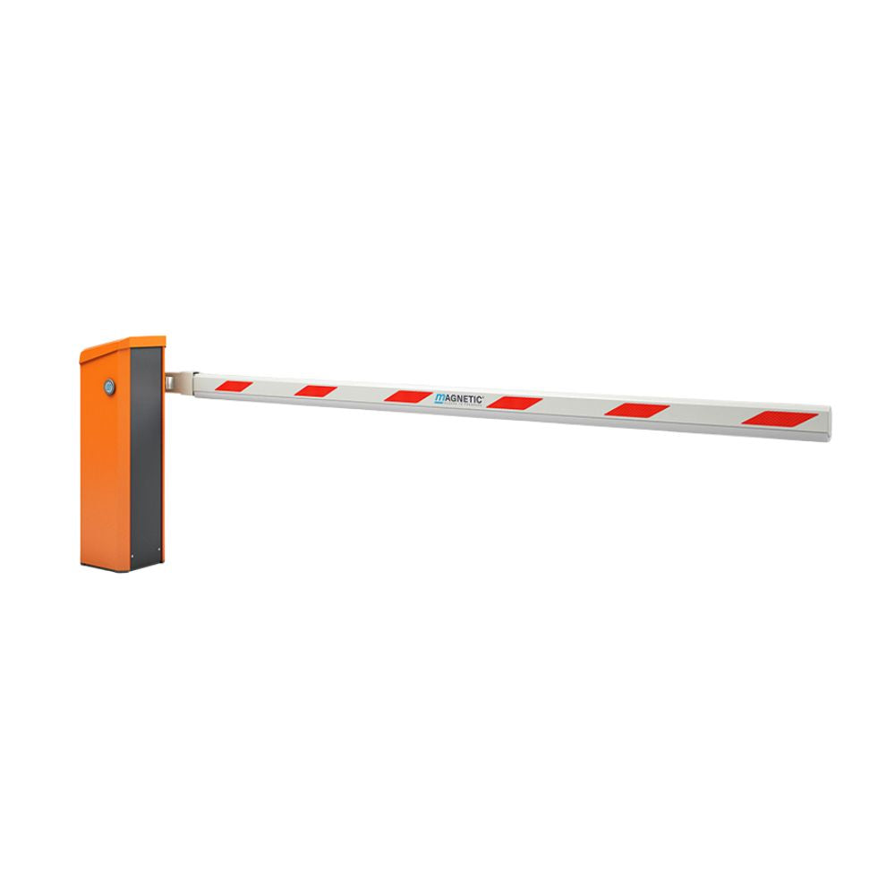 Magnetic Autocontrol Toll Left-Hand Barrier Gate with 12' Octagonal Swing-Away MicroBoom | All Security Equipment