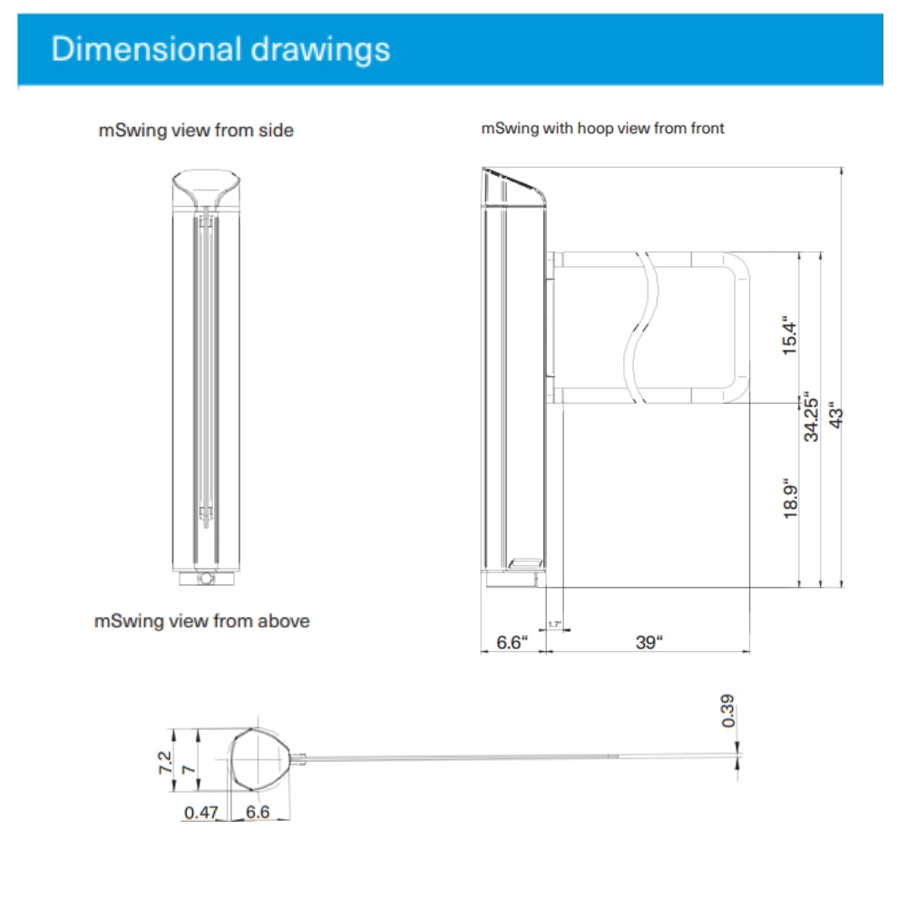 Magnetic Autocontrol U-Bar Hoop FMSW-MU1000 | All Security Equipment