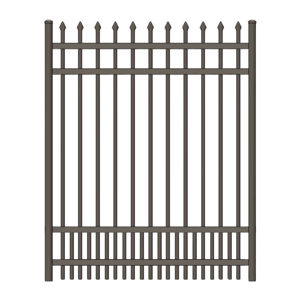 Parkway Walk Gate 4’ H x 3’ W Aluminum Maine Style - iDeal (Bronze) | All Security Equipment