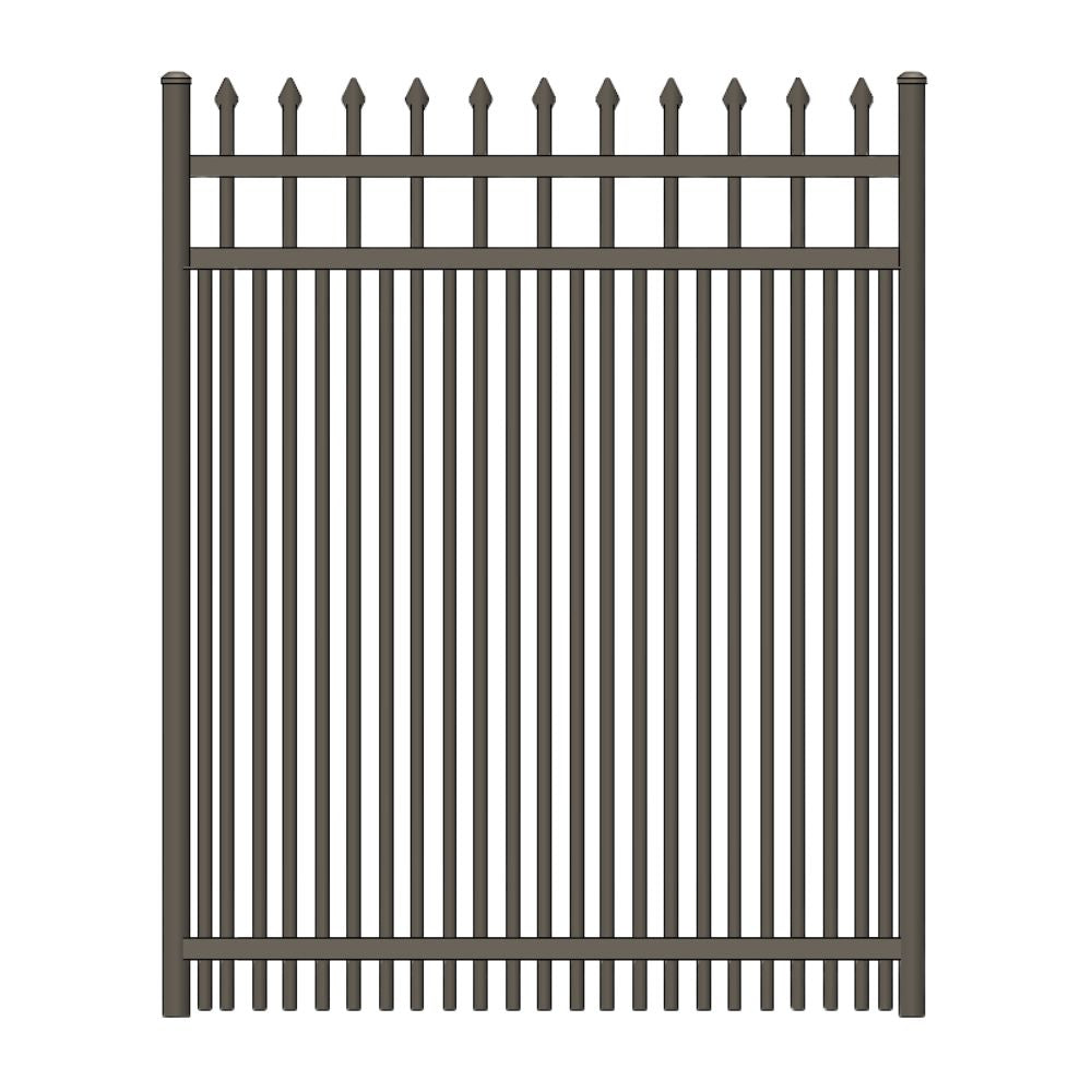 Parkway Walk Gate 4’ H x 4’ W Aluminum Maine Style - iDeal (Bronze) | All Security Equipment